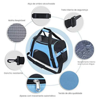 Bolsa Mala de Mão para Transporte de Cães e Gatos em Viagens