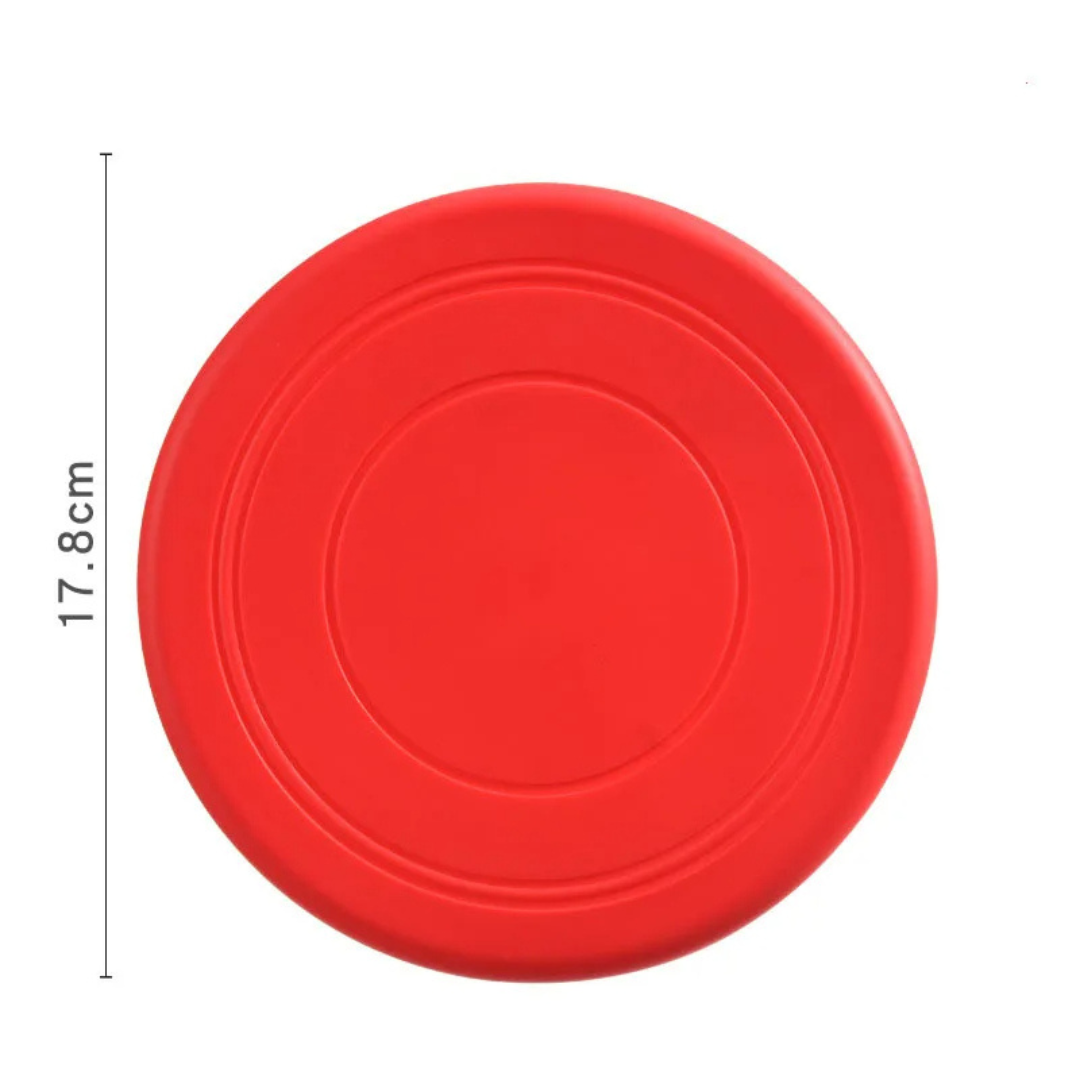 Disco Frisbee Voador Pet de Silicone para Cachorros