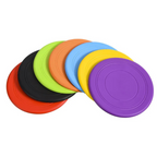 Disco Frisbee Voador Pet de Silicone para Cachorros
