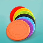 Disco Frisbee Voador Pet de Silicone para Cachorros