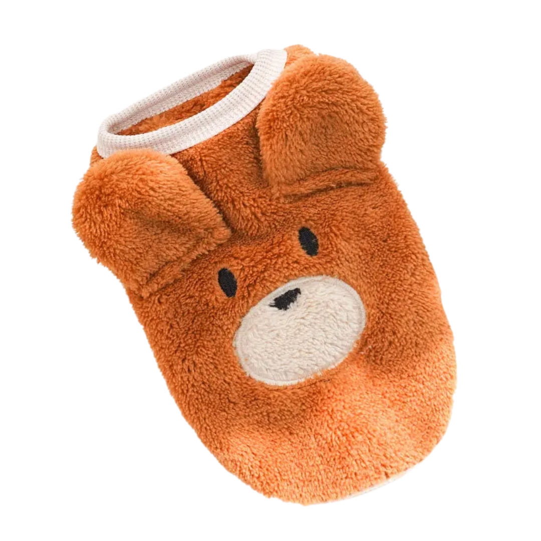 Roupinha Pet de Lã Soft Fofinha de Inverno Para Cachorros Pequeno Porte