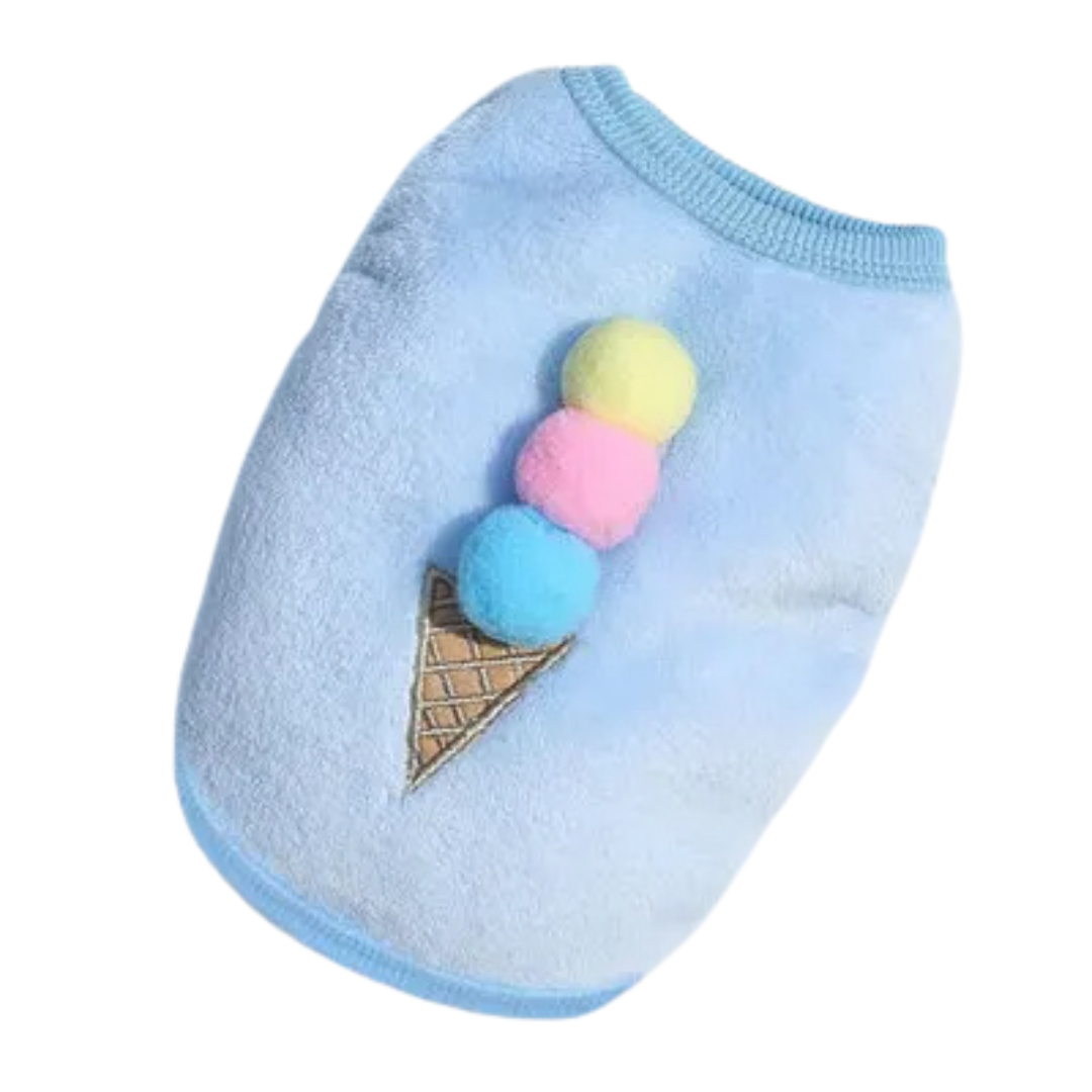 Roupinha Pet de Lã Soft Fofinha de Inverno Para Cachorros Pequeno Porte