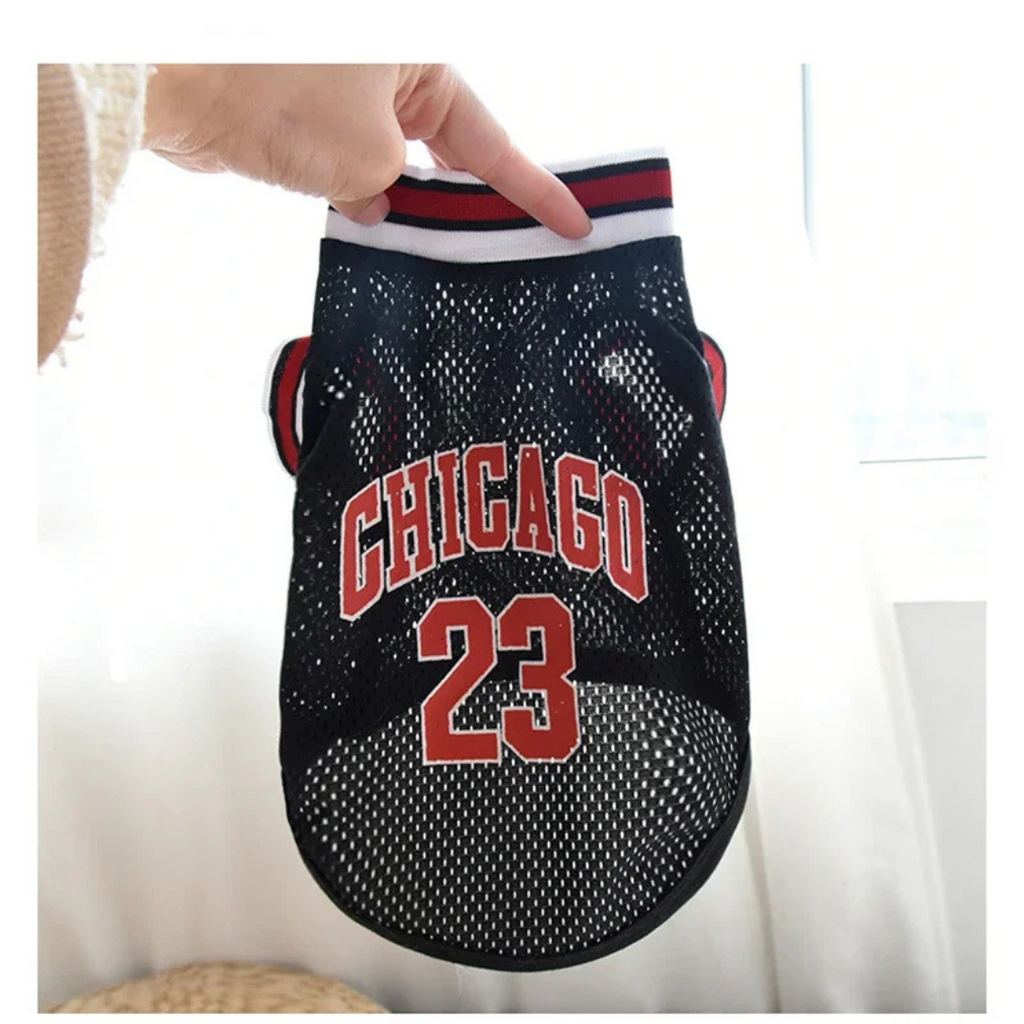 Roupinha Camiseta de Basquete para Cães e Gatos