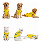 Roupinha Copa do Mundo Brasil - TorcidaPet™ com Número para Pets