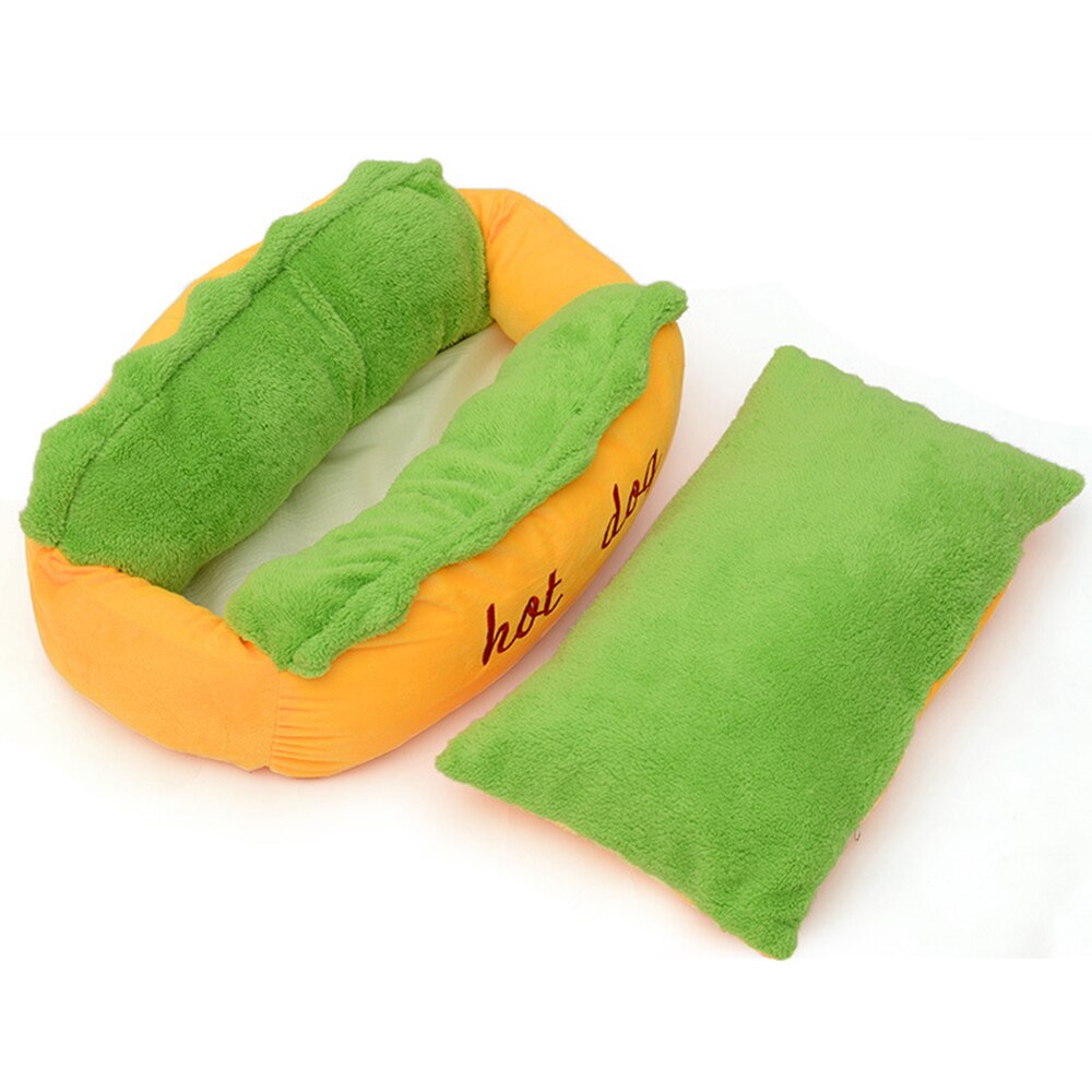 Cama Pet temática estilo Hot Dog - CozyPaws™