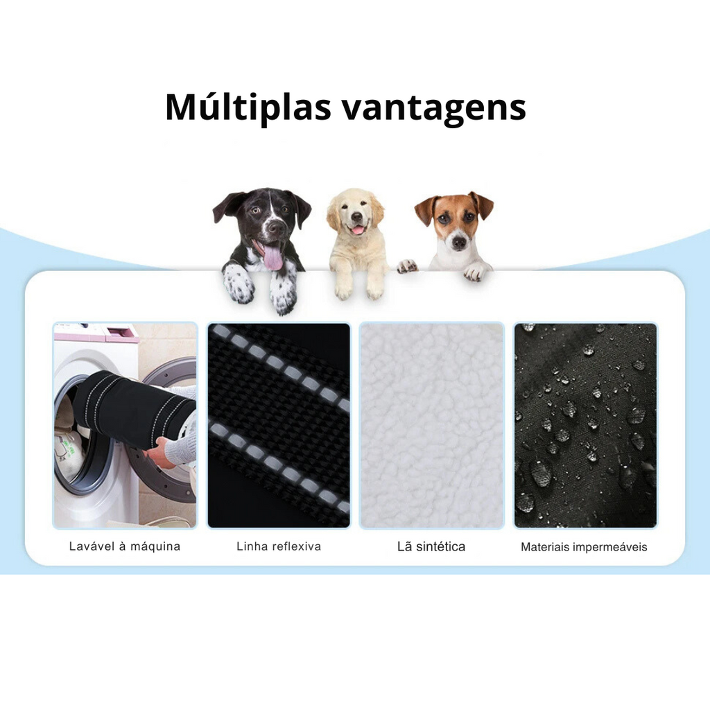 Suporte Sling Apoio para Cachorros com Dificuldade de Caminhar Lesão - Arnês
