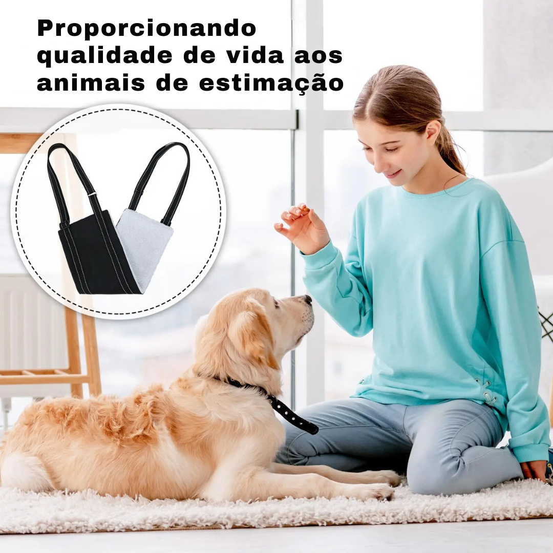 Suporte Sling Apoio para Cachorros com Dificuldade de Caminhar Lesão - Arnês