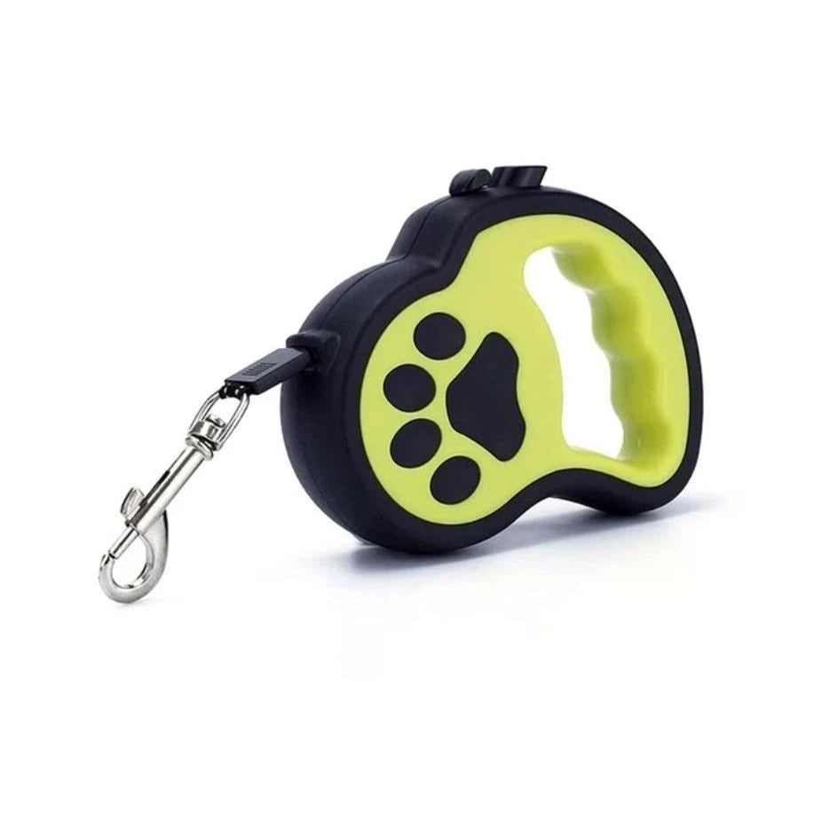 Guia Retrátil para Cachorro 3-5m com Trava de Segurança – Linha Premium para Passeios