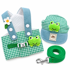 Kit Peitoral com Guia e Chapéu para Passeios para Cães e Gatos