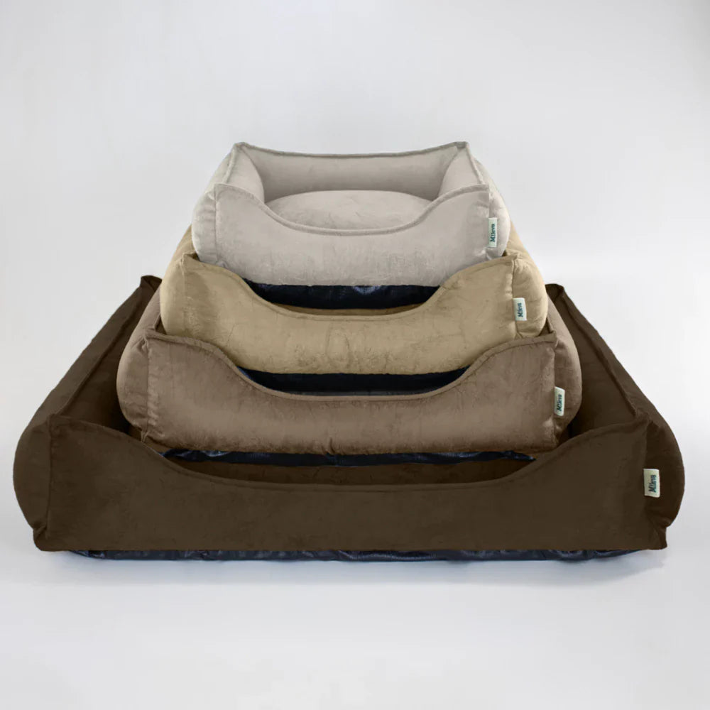 Cama Pet Suede com Zíper e Fundo Impermeável – Mileva