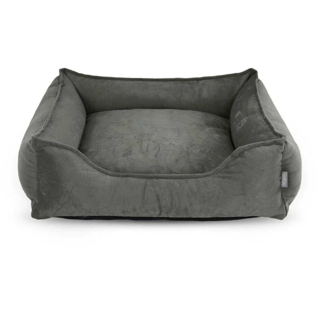 Cama Pet Suede com Zíper e Fundo Impermeável – Mileva