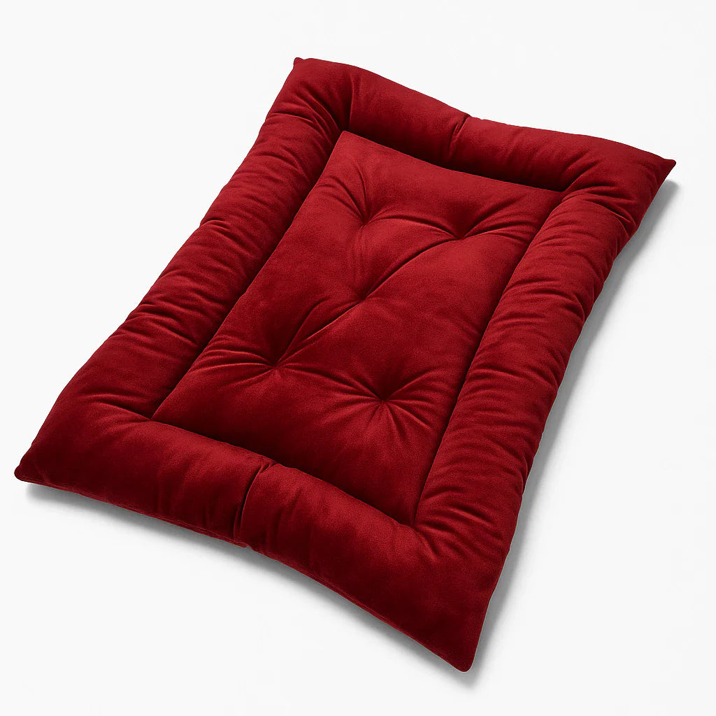 Colchão Pet Luxo com Capitonê  – Conforto Macio e Sofisticação em Várias Cores
