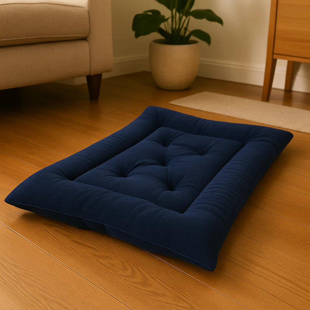 Colchão Pet Luxo com Capitonê  – Conforto Macio e Sofisticação em Várias Cores