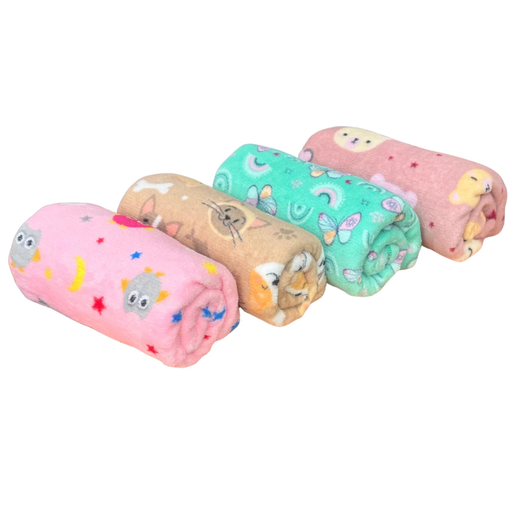 Manta Pet de Microfibra Soft – Macia, Quentinha e Confortável para Cães e Gatos