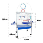Viveiro Completo para Calopsitas e Pássaros com Play Ground e Acessórios