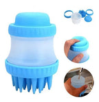 Escovinha Prática de Silicone Porta Shampoo para Pets.