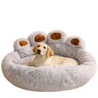 Cama Anti Ansiedade em Formato de Pata para Cachorro e Gato - Pet Pawzy™