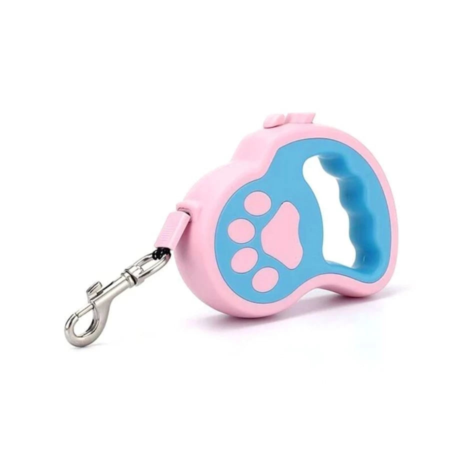 Guia Retrátil para Cachorro 3-5m com Trava de Segurança – Linha Premium para Passeios