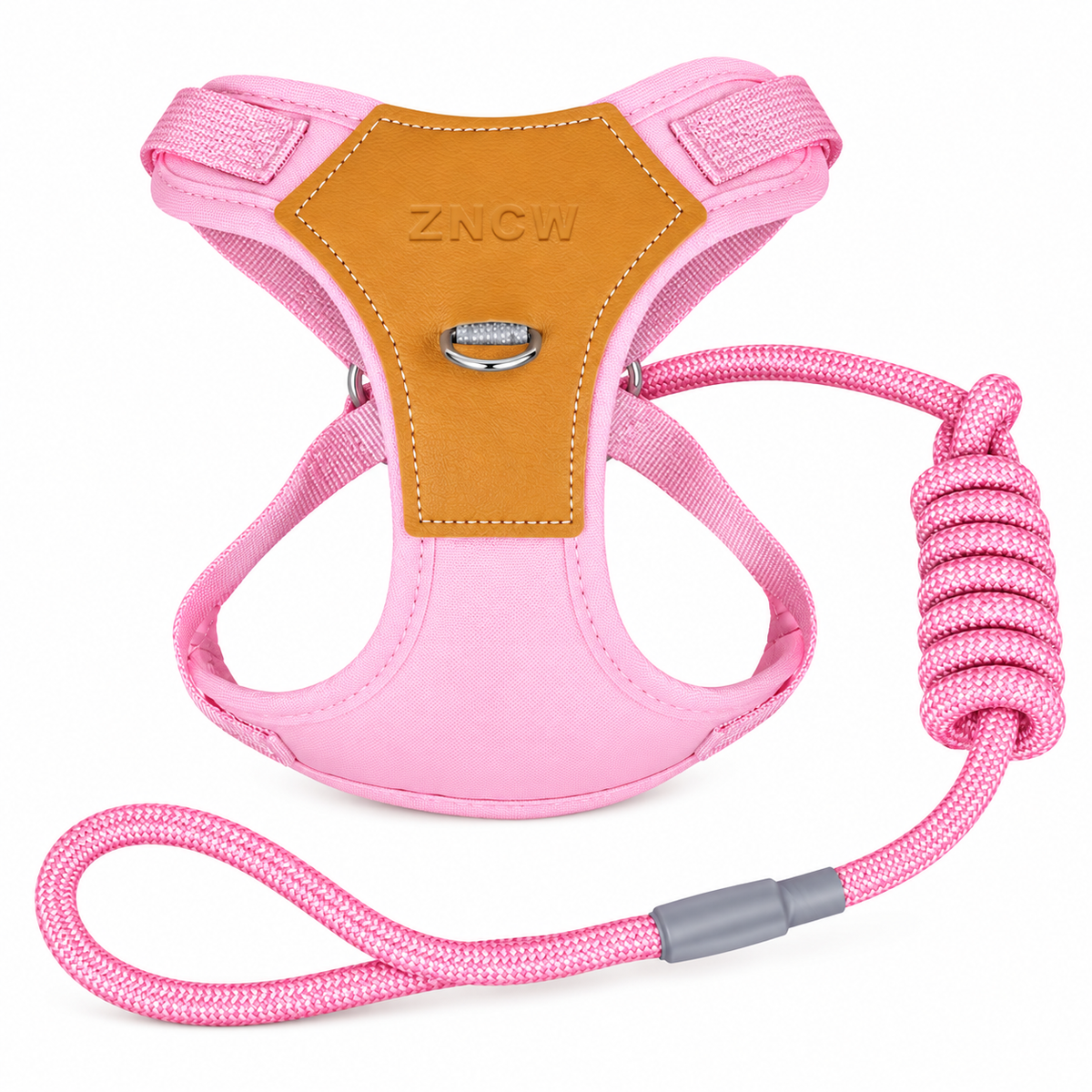 Peitoral Ajustável Respirável e Reflexivo para Cães – Conforto e Segurança para Passeios