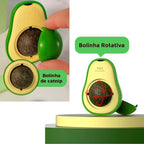 Brinquedo Interativo de Abacate com Catnip - Toys ™ para Gatos